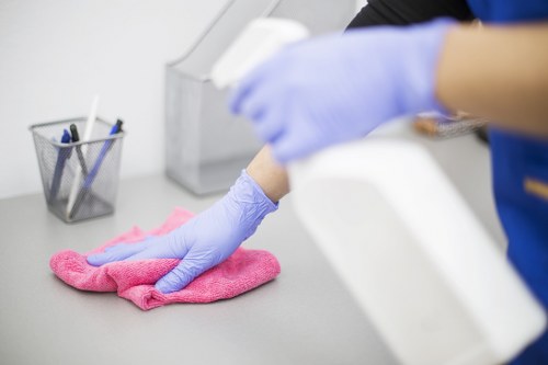 Professional oven cleaner servicing a kitchen in Barnet