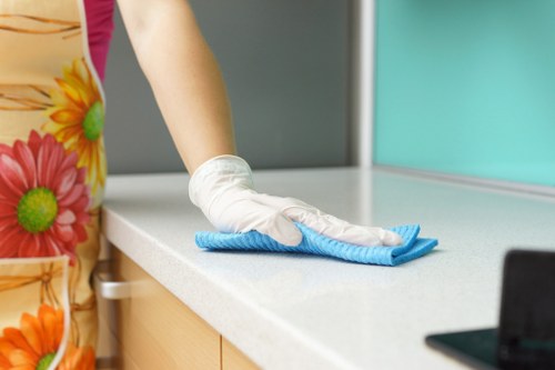 Professional oven cleaning team in Barnet focusing on safety procedures