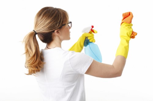 Professional resolving a cleaning complaint fairly