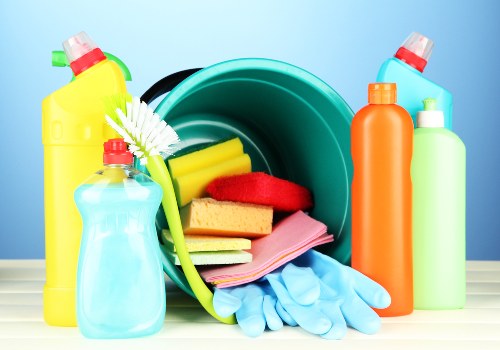 Kitchen and bathroom domestic cleaning tasks in a Barnet property